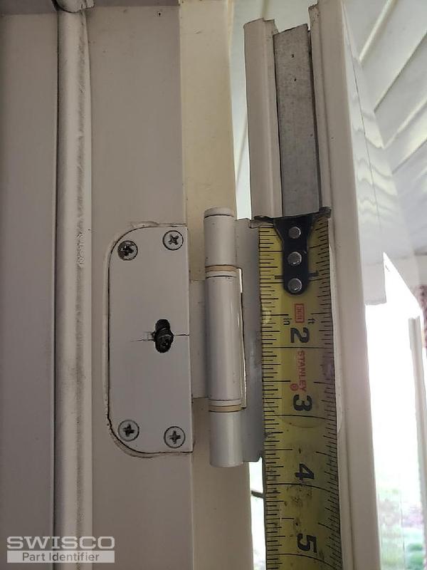 door hinge on metal french doors