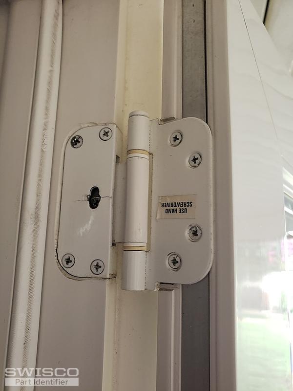 door hinge on metal french doors