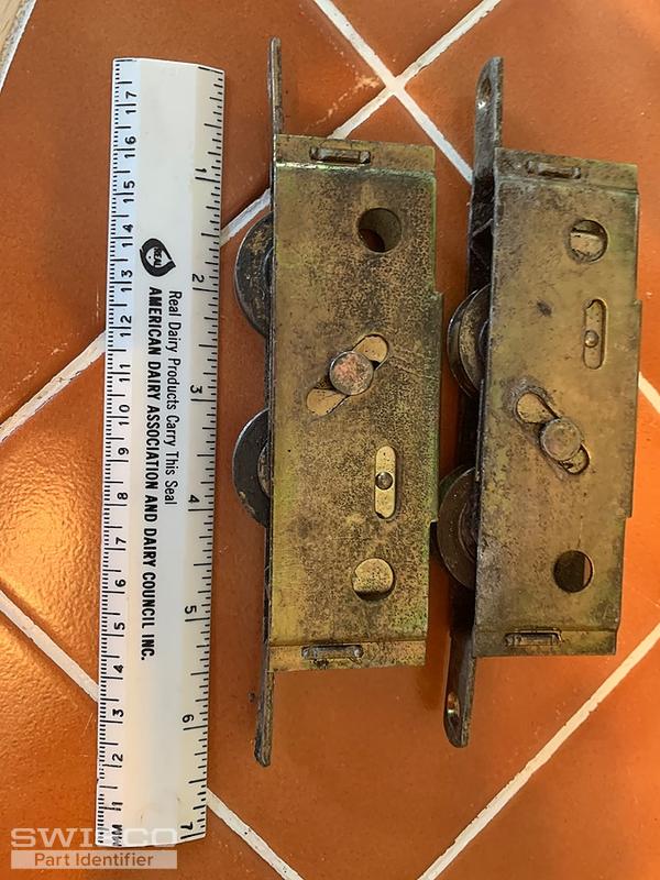 Sliding patio door wheels