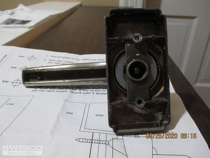 Sears Storm door handle set 40043