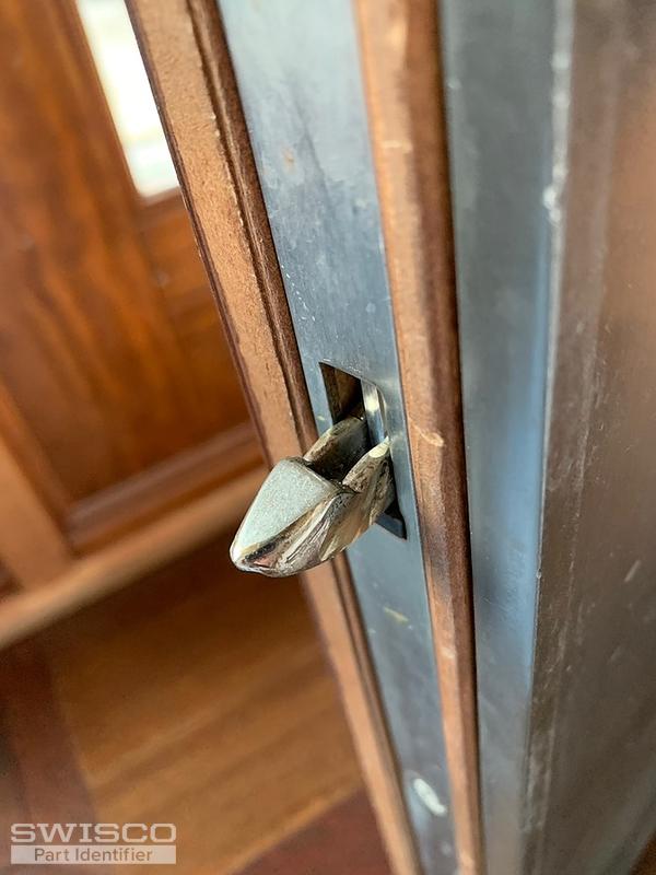 Hinged patio door lock