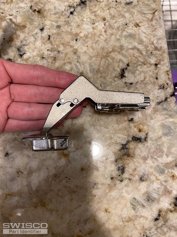 Kitchen lazy Susan door hinge