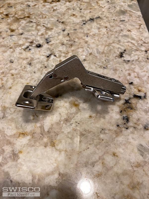 Kitchen lazy Susan door hinge