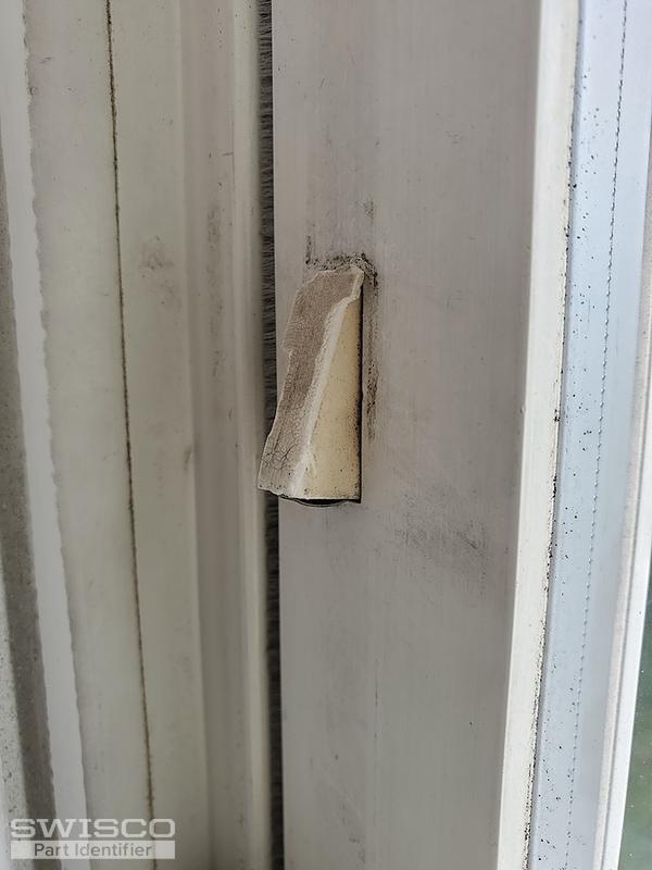 WHITE WINDOW SASH VENT STOP