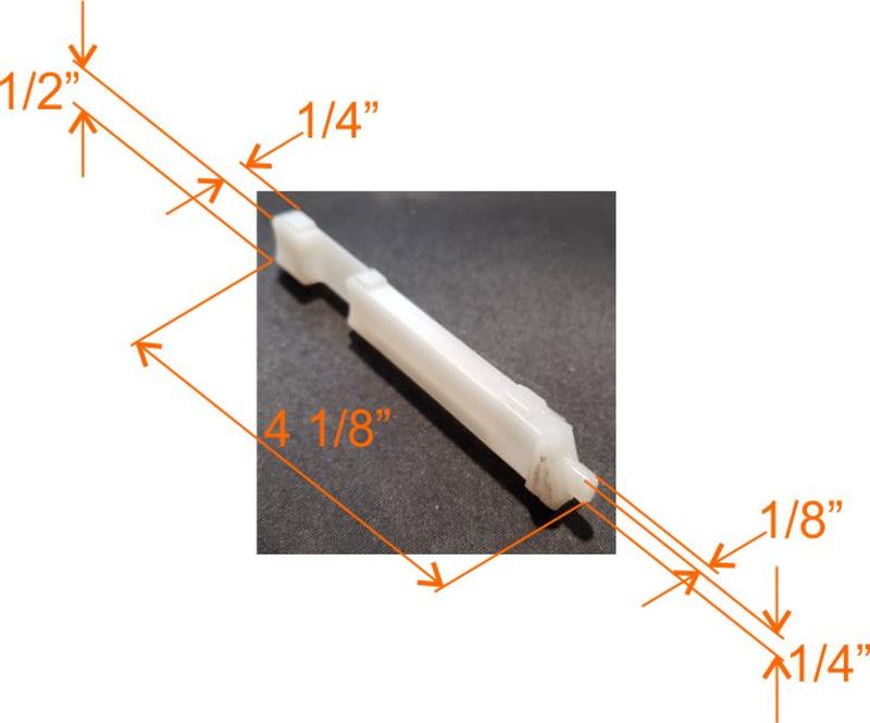 slide latch dimensions