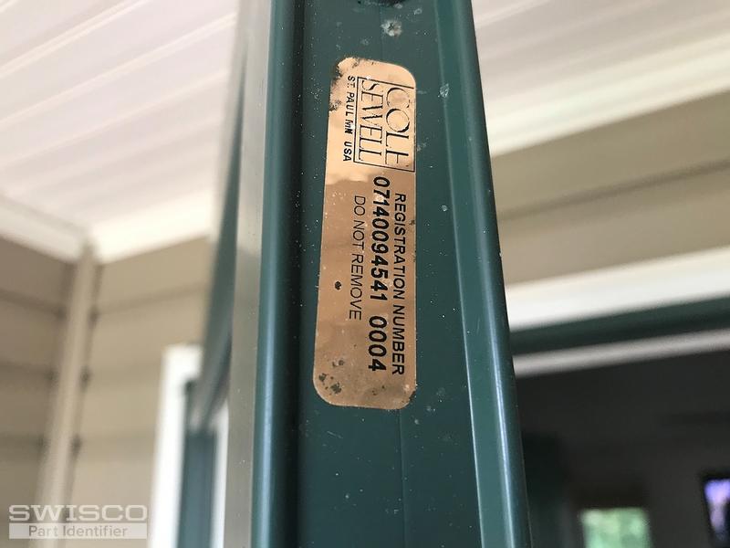 storm door registration number