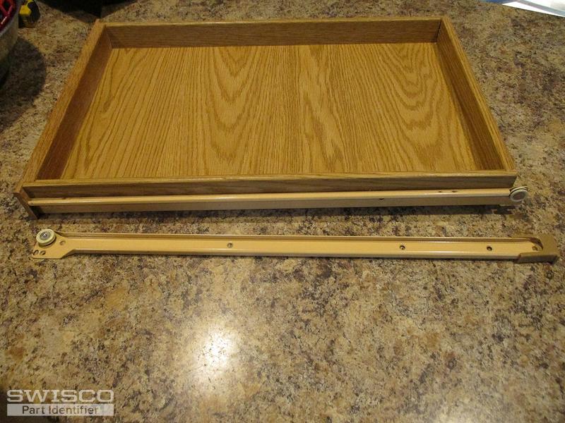 Broken drawer slideno markings found. Looking for best available