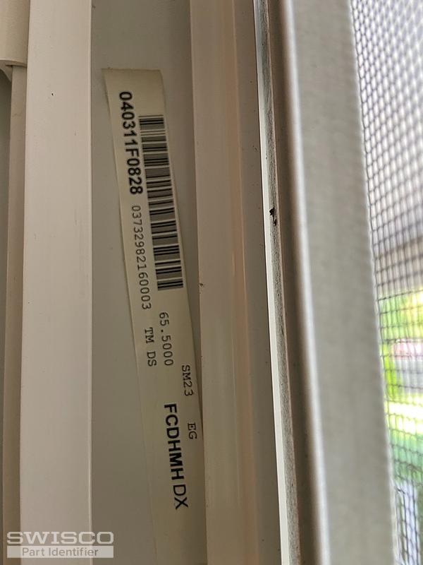 Simonton window label
