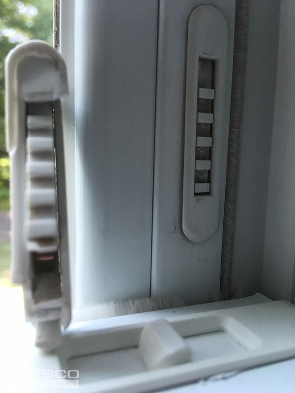 Window vent lock for PlyGem