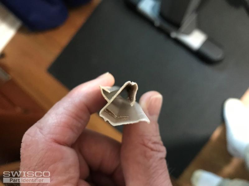 Patio door weatherstrip