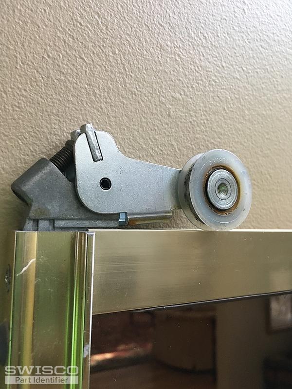 Sliding glass door wheel assembly