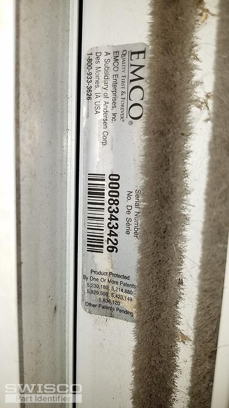 Door Serial Number Photo