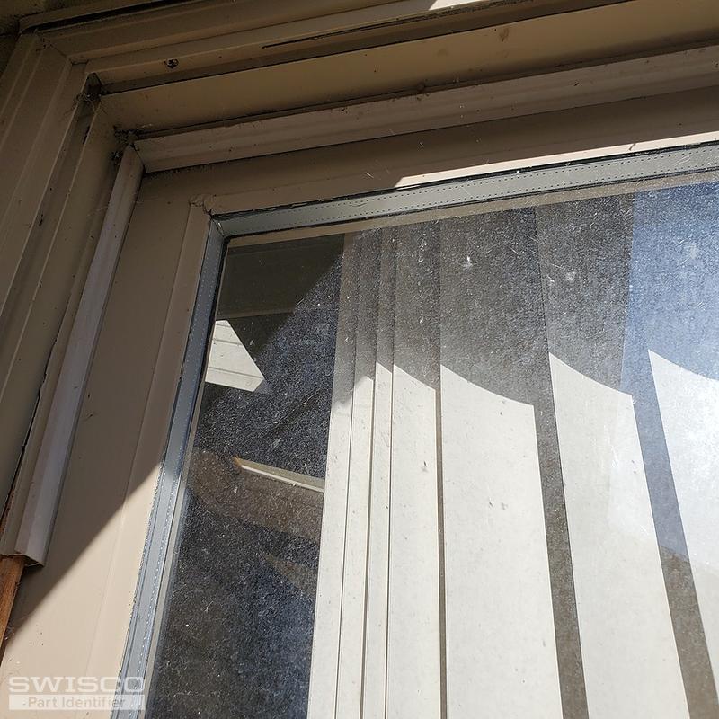 Pella Patio Door weather stripping vinyl and is just pushed into