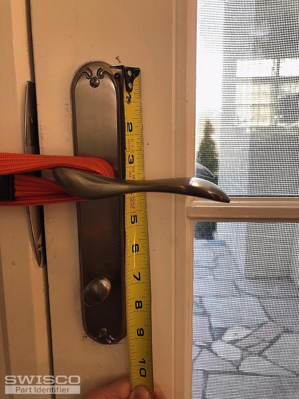 pella hinged patio door, broken mortise lock