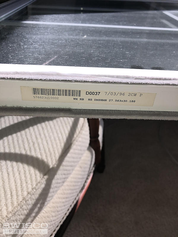 Window Sash Label
