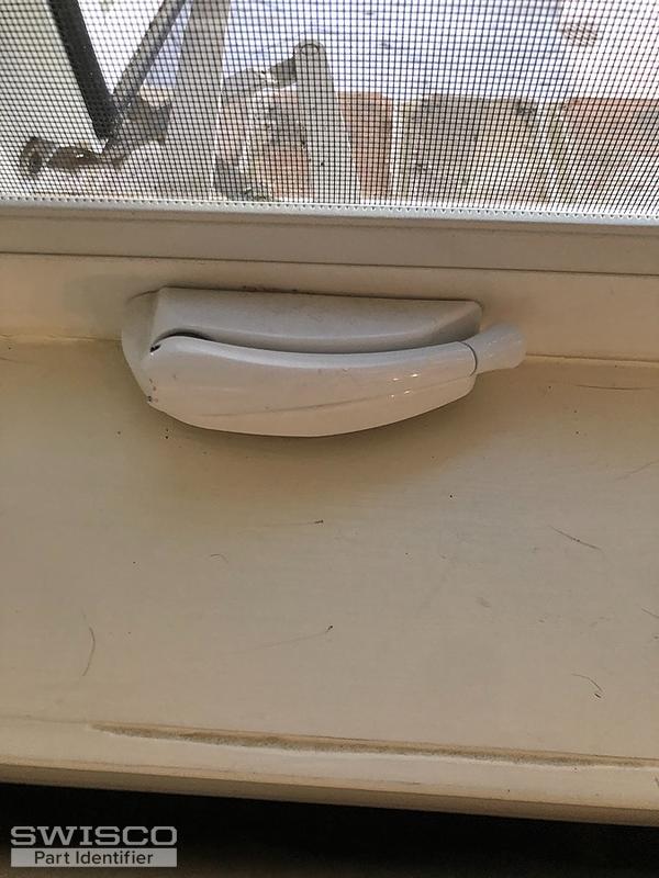 Casement window folding crank