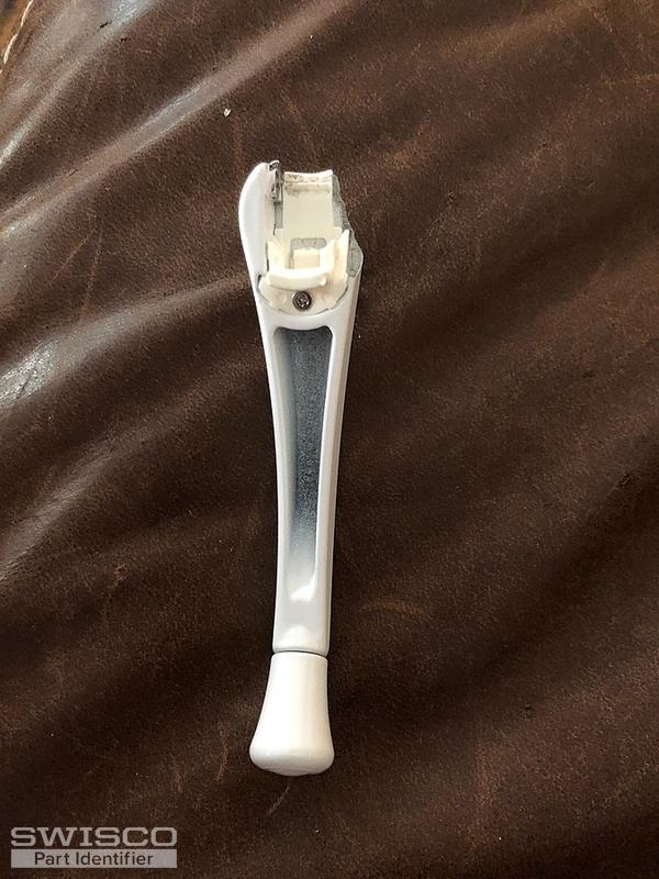 Casement window folding crank