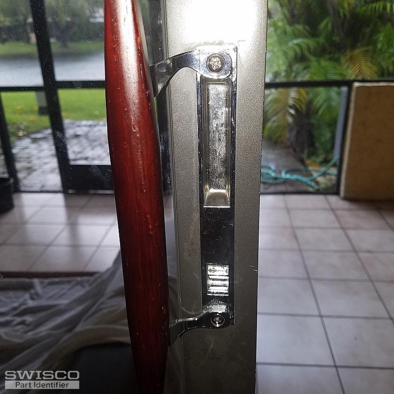 Sliding door Lock keeper two pieces