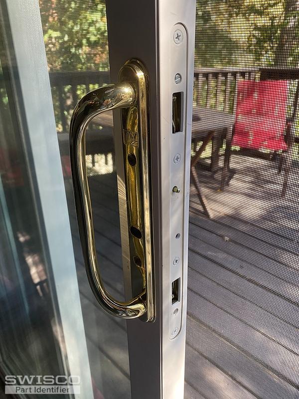 Jeldwen Vinyl sliding door lock broken