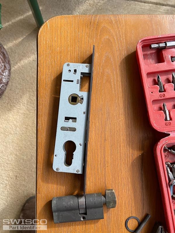 Mortice lock set for Pella Storm door