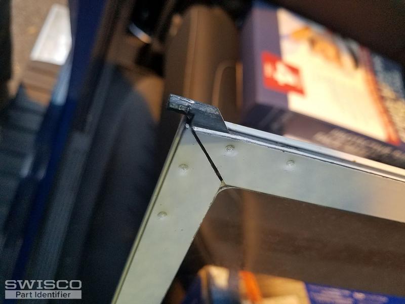 Clip in window frame