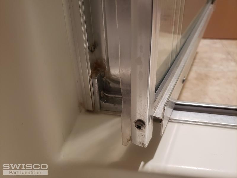 Framed shower door bottom seal/ drip rail.