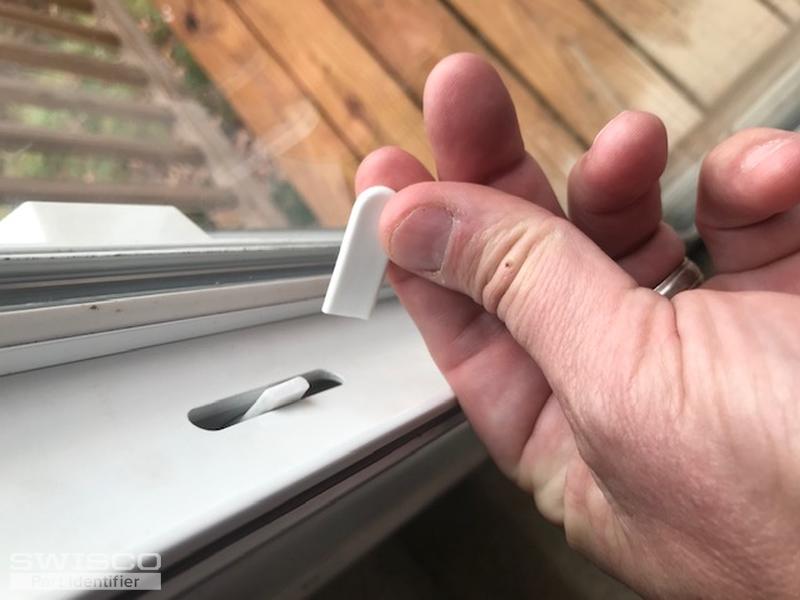 Sliding glass back deck door latch broken