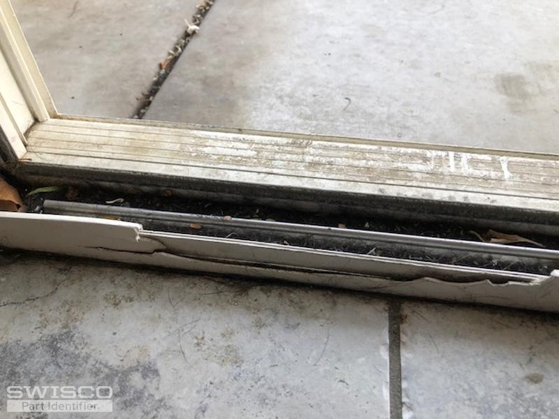 Patio door trim piece