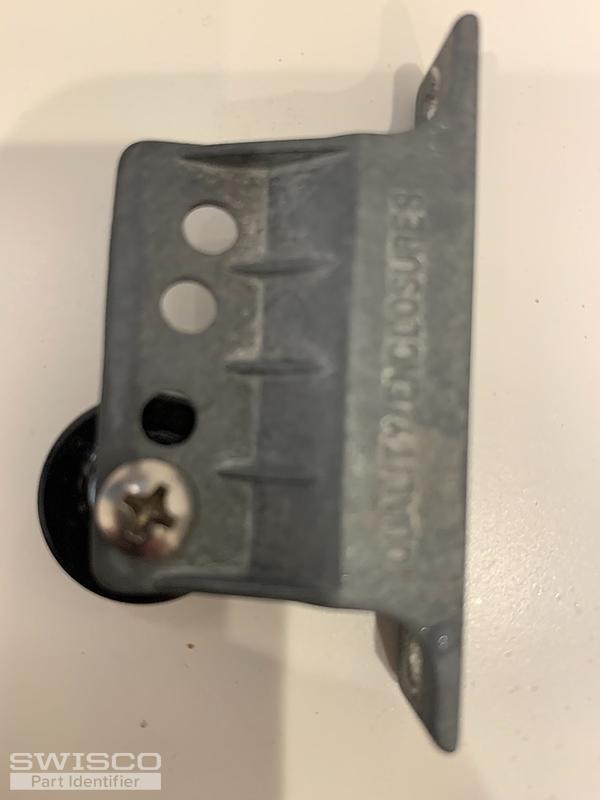 Shower door roller bracket