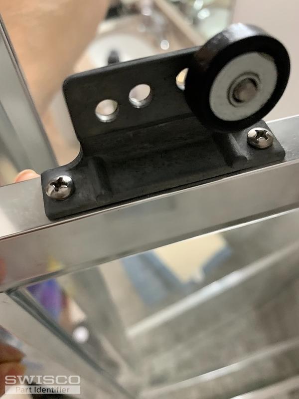 Shower door roller bracket