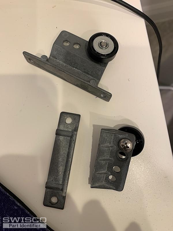 Shower door roller bracket