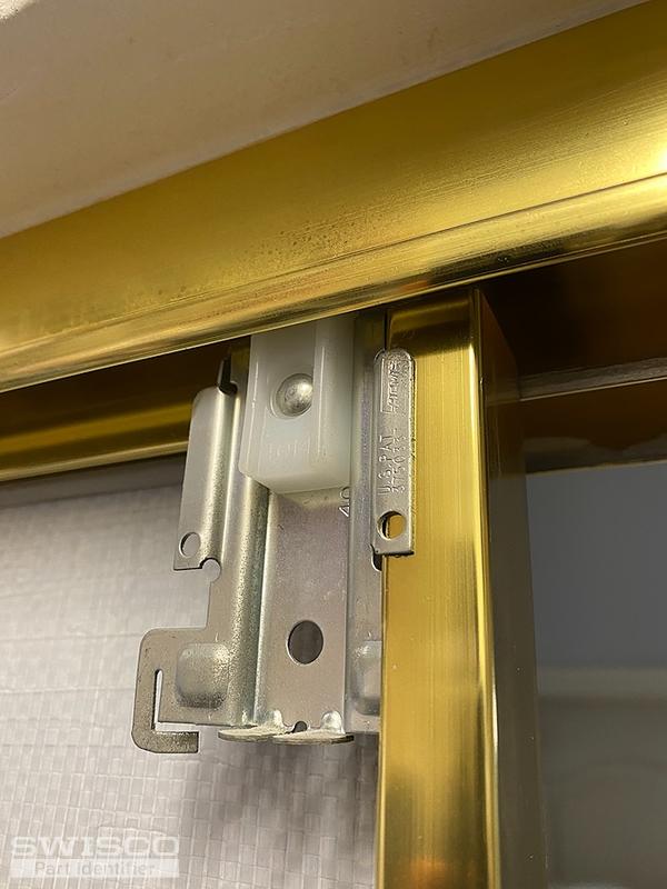 Mirror sliding door parts