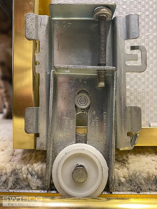 Mirror sliding door parts