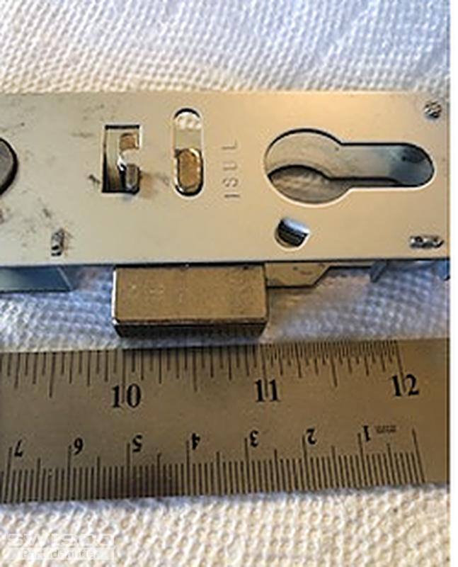 Replacement part identification for a Pella Storm door