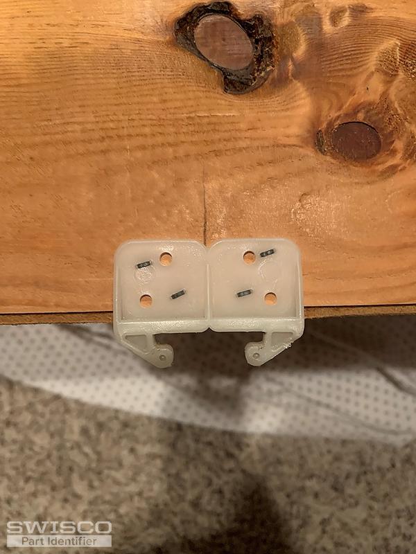 drawer plastic guide