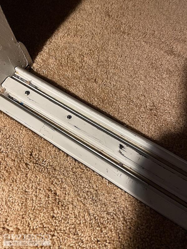 Stanley mirror closet door track