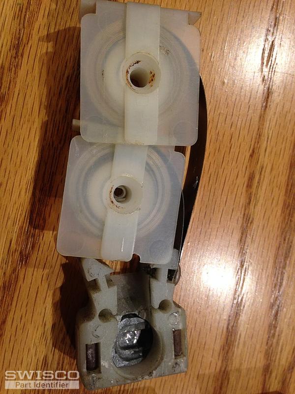 Window springs for double hung windows, lower vinyl sash