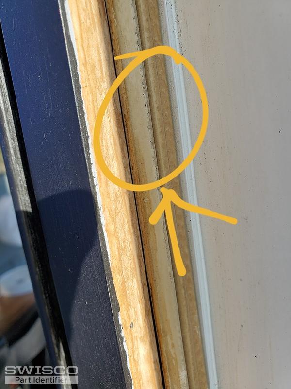 Casement window weather stripping