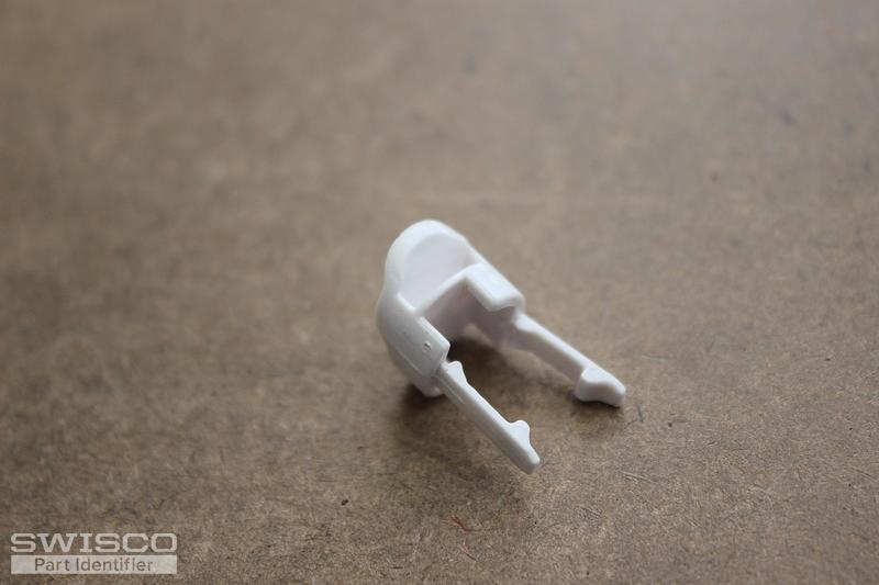 Door glass trim plastic screw hole plugs