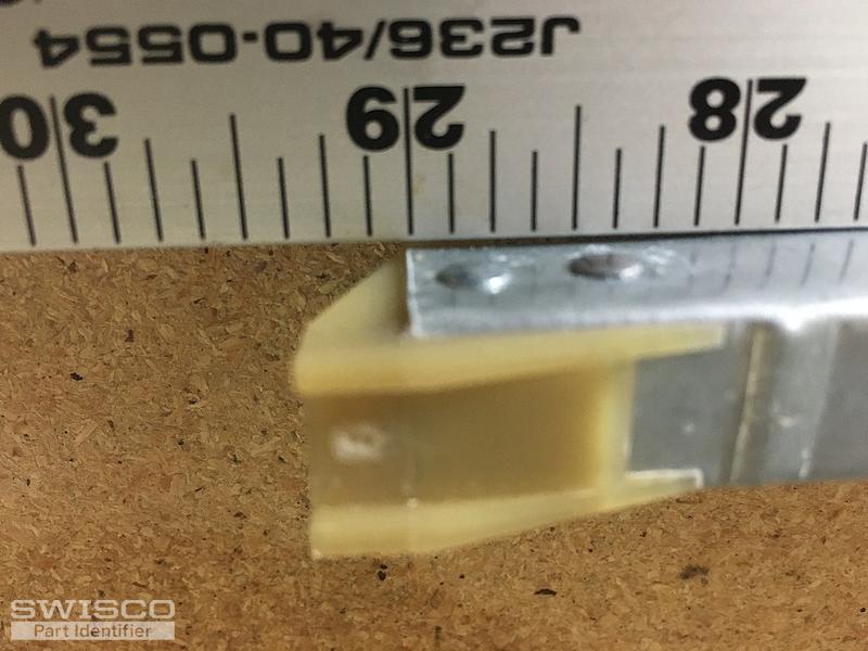 length of metal section and bottom fitting