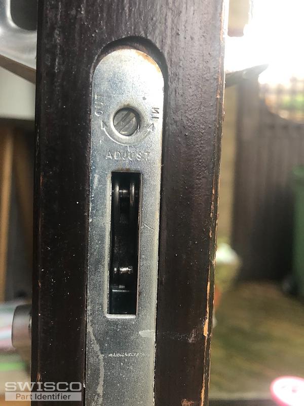 Replacement hook latch for sliding patio door