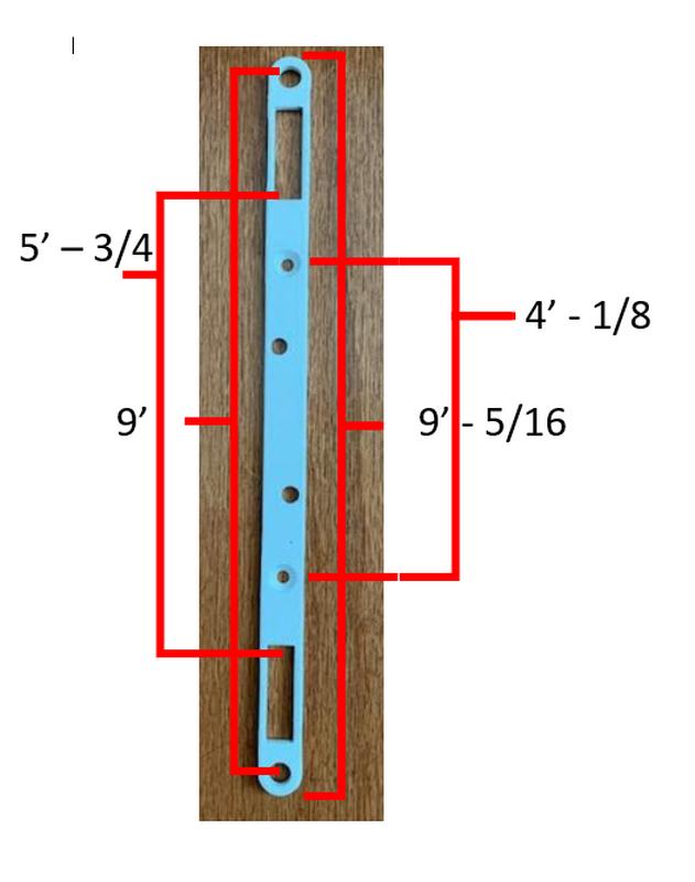 mortise lock plate