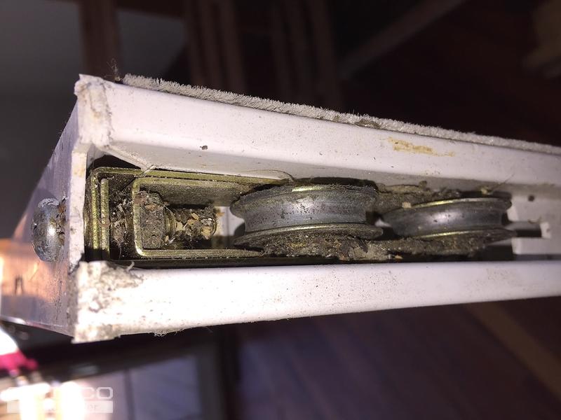 Pella bottom rollers for sliding door