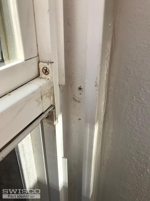 Non-functioning window balance spring top of frame