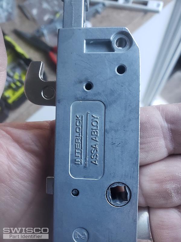 Trinsic Door Double Sliding Door latch mechanism