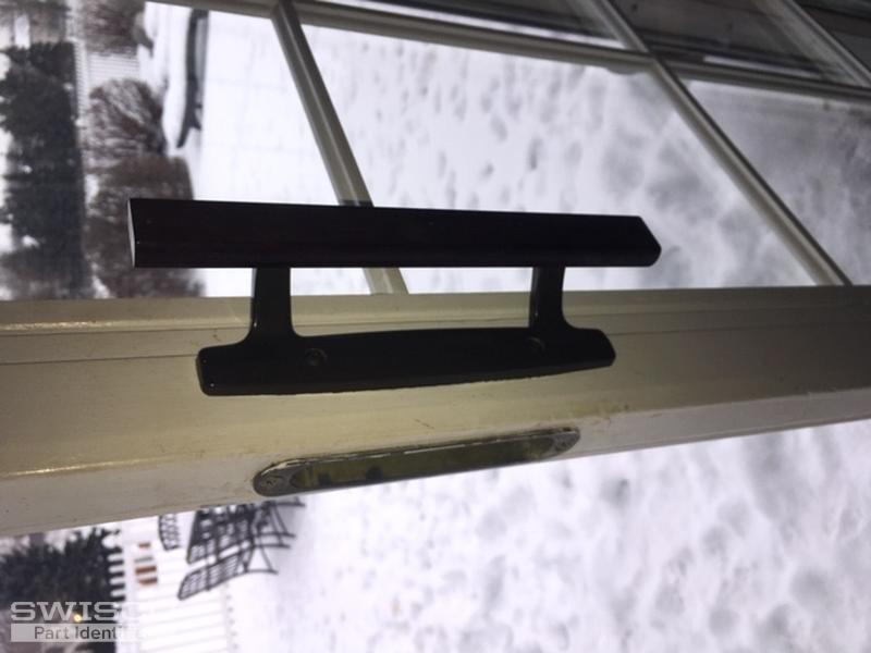 Sliding Door Latch Installed