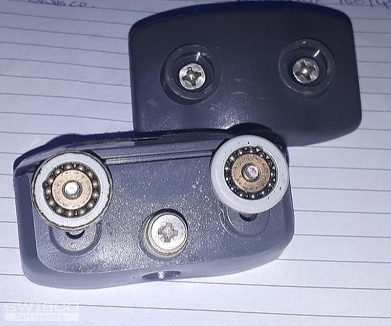 older Maax Rainforest shower door rollers