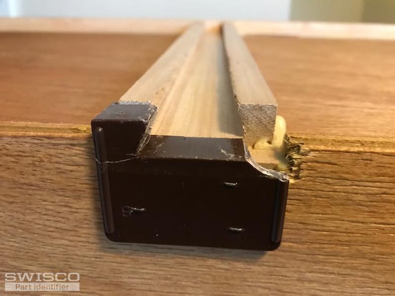 Boken rear drawer guide