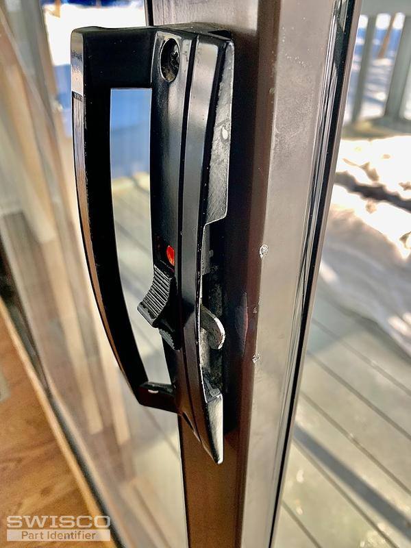 Sliding glass door handle lock
