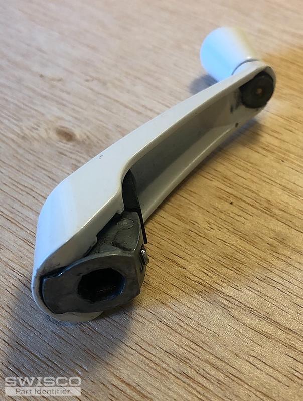 Milgard folding operator handle